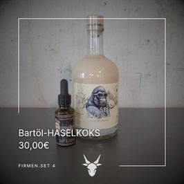 Firmen.Set 4 = Haselkoks + Bartöl
