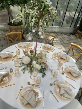 Besteck Set 8-teilig Style gold poliert