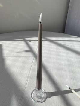 Stabkerze LED Taupe