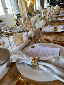 Serviettenring Kreise gold