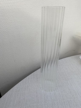Glasröhre Riffel Aufsatz für Kerzenleuchter