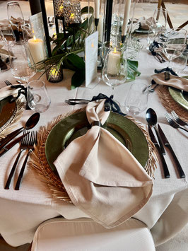Besteck Set 6-teilig Wave schwarz