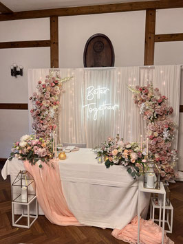 Säulen 2er Set rosa/blush
