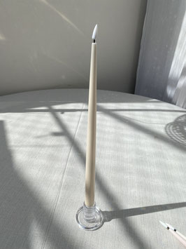 Stabkerze LED creme lang