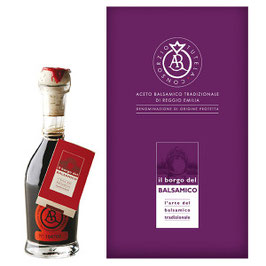 ORANGE Aceto Balsamico Tradizionale DOP bollino ARAGOSTA - Traditional Balsamic Vinegar PDO ORANGE label