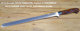 Coltello TAGLIO prosciutto, acciaio 14116 FORGIATO - CUTTING KNIFE for ham, FORGED steel 14116