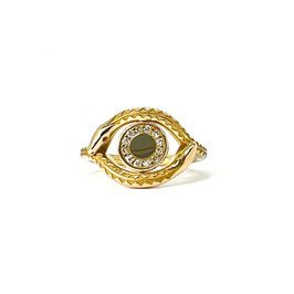 Ringmodell Ottergold mit Diamanten