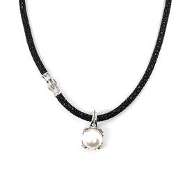 Halsband Gremlin mit Perle