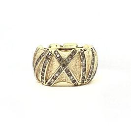 Ringmodell Gotik mit Natur-Diamanten