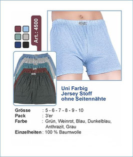 Herren Boxershorts  Jersey Stoff