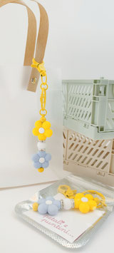 PORTACHIAVI CON CHARM IN SILICONE