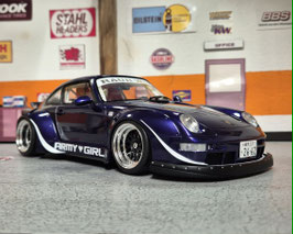 1/18 Porsche 911 (993) RWB Army Girl purple GT-Spirit