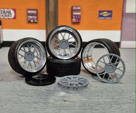 1/18 19 Zoll BBS RS GT mit Zentralverschluss Alufelgen