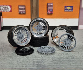 1/18 18 Zoll Tom´s 3-teilige Alpina Alufelgen
