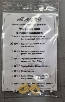 1/18 Doppelvergaser für VW Käfer mit Alutrichter