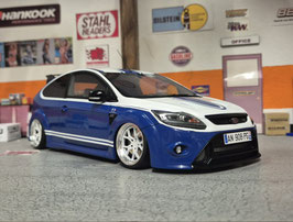 %SALE% 1/18 Ford Focus RS MK2 Blau/Weiss Umbau Tuning