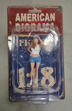 1/18 Figur Girl American Diorama