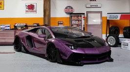 1/18 Lamborghini Aventador LB-Works Violett Autoart