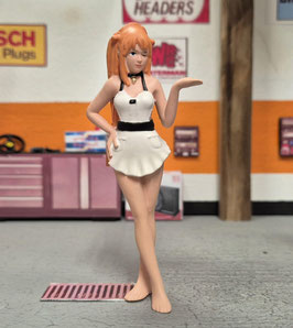 1/18 Girl weisser Minirock American Diorama
