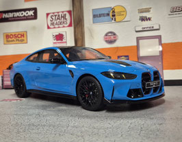 1/18 BMW M4 CS Riviera blau 2024 GT-Spirit