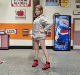 1/18 Girl mit Hoddie American Diorama