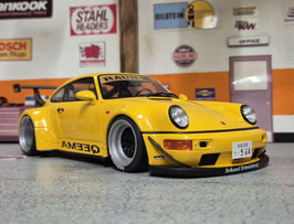 1/18 Porsche 911 (964) RWB Rauh-Welt Qeema 2024 GT-Spirit