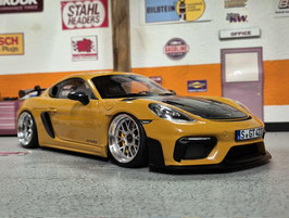 1/18 Porsche Cayman GT4 RS Weissach Umbau Tuning