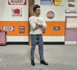 1/18 Mann mit weissen Pullover American Diorama