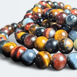 Tigerauge 3 Farben, 6mm Perlen