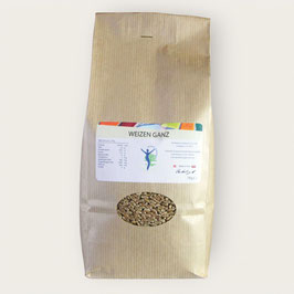 Weizen ganz