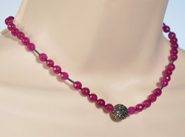 Collier: Pink Jade