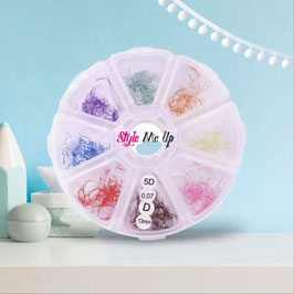 5D Colormix Farbige Fertigfächer Wimpern