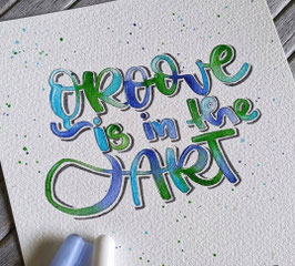 Workshop "Wow-Blending & Aquarell-Lettering - Handlettering der nächste Schritt"