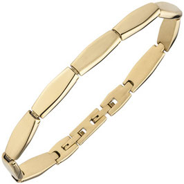 Armband. Edelstahl. Gold.