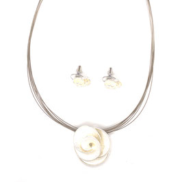 Schmuckset. 2-tlg. Silber