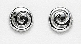 Ohrschmuck. Rhodiniert. Matt/poliert