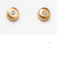 Ohrstecker.Gold. Kristalle.