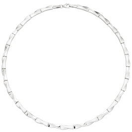 Collier. 925 Sterling Silber. 154 Zirkonia