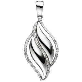 Anhänger. 925 Silber. Zirkonia.