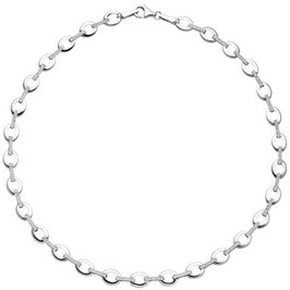 Collier. 925 Sterling Silber. 196 Zirkonia.