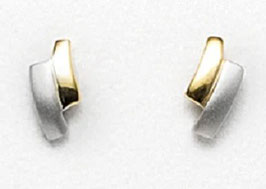 Ohrschmuck. Stecker. Bicolor.