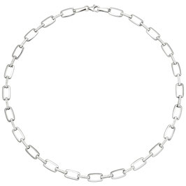 Collier. 925 Sterling Silber. 154 Zirkonia.