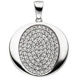 Anhänger. 925 Silber. Zirkonia.