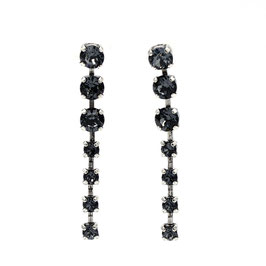Ohrstecker. Silber. Marken-Kristalle.