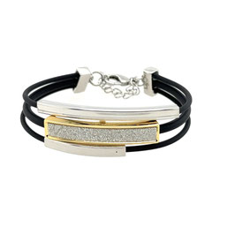 Armband. Bicolor. Zirkonia.