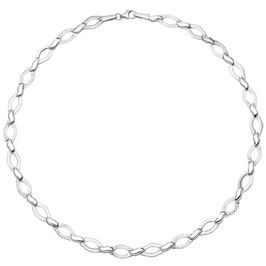 Collier. 925 Silber. 144 Zirkonia.