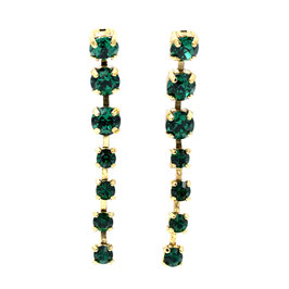 Ohrstecker. Gold. Marken-Kristalle.
