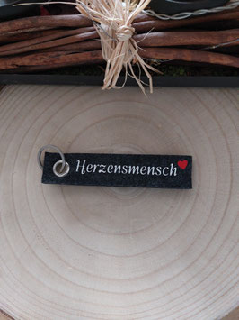 Schöner Filz-Anhänger Herzensmensch