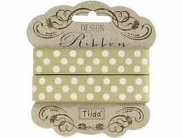 Tilda Band Dots green 3m