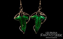 Boucles d'oreilles Feuilles de la Lórien